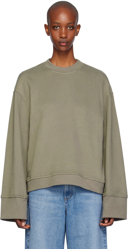 Photo: The Frankie Shop Khaki Talia Sweatshirt