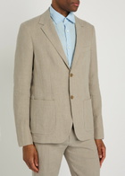 Sunspel Linen Blazer Sand