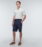 Brunello Cucinelli Cotton gabardine cargo shorts