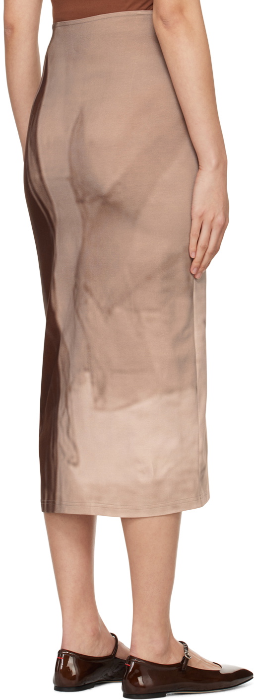 ELLISS SSENSE Exclusive Brown Seã'Orita Midi Skirt