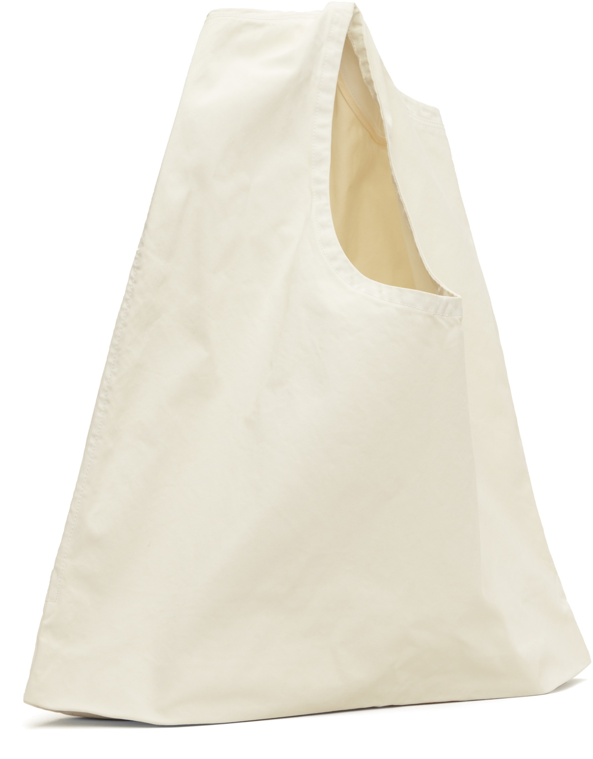 ISSEY MIYAKE White Sculptural Convertible Vest Bag