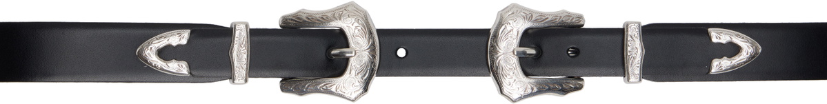 Toga Virilis Black Double Buckle Belt