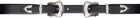Toga Virilis Black Double Buckle Belt