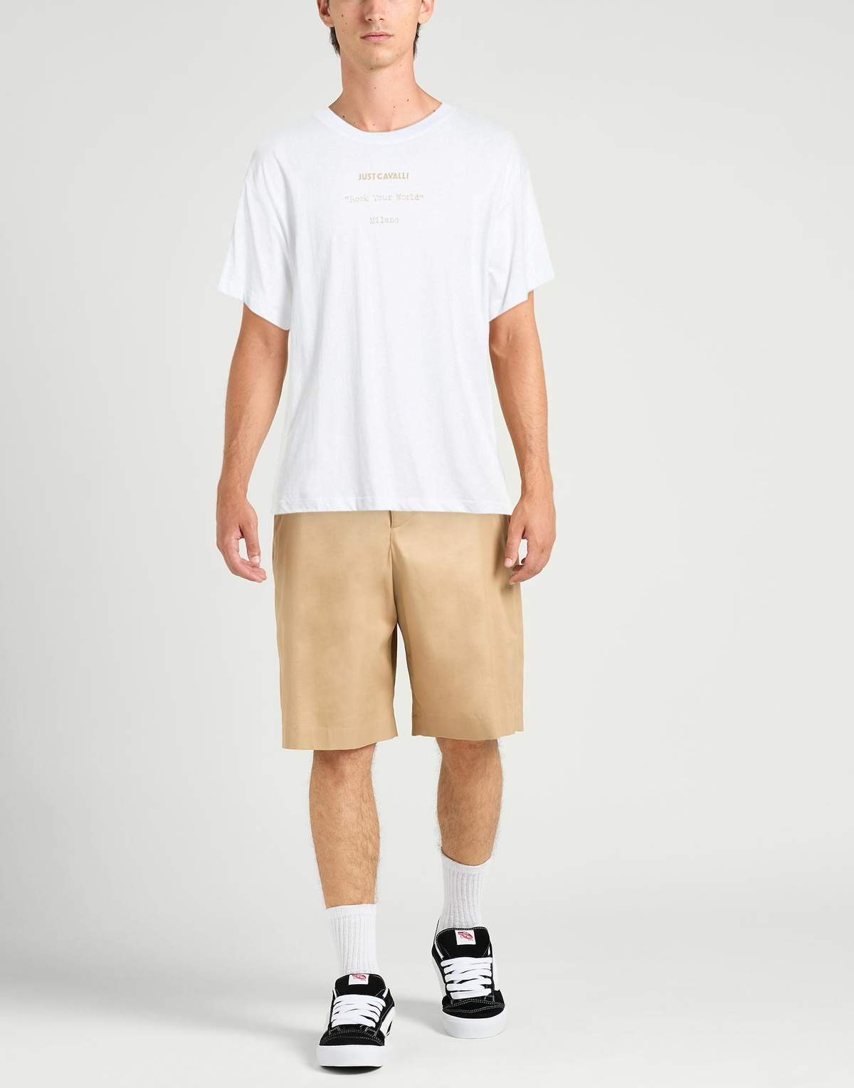 Just Cavalli Mens T-shirt in White