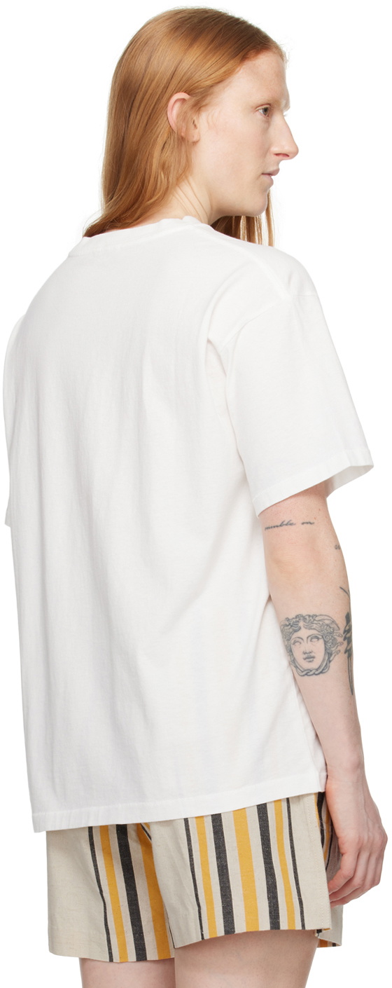 【関税込み】Bode ホワイト Landmark Tシャツ Bode White Landmark T-Shirt Bode