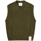 WTAPS Men's 01 Knitted Vest in Olive Drab