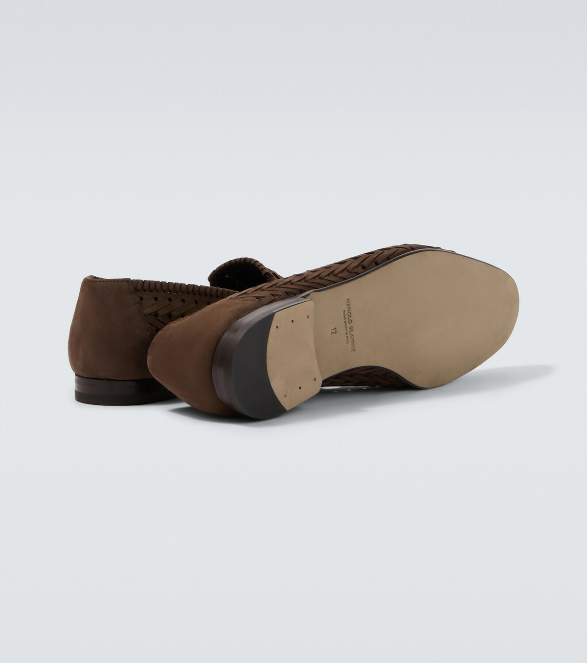 Manolo Blahnik Mario suede loafers