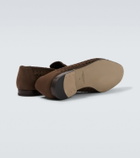 Manolo Blahnik Mario suede loafers
