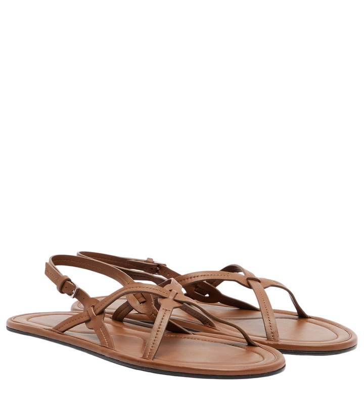 Photo: The Row Malick Strap leather sandals