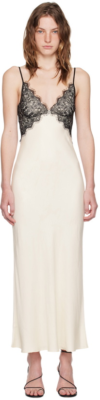 Photo: BEC + BRIDGE Beige & Black Emery Maxi Dress