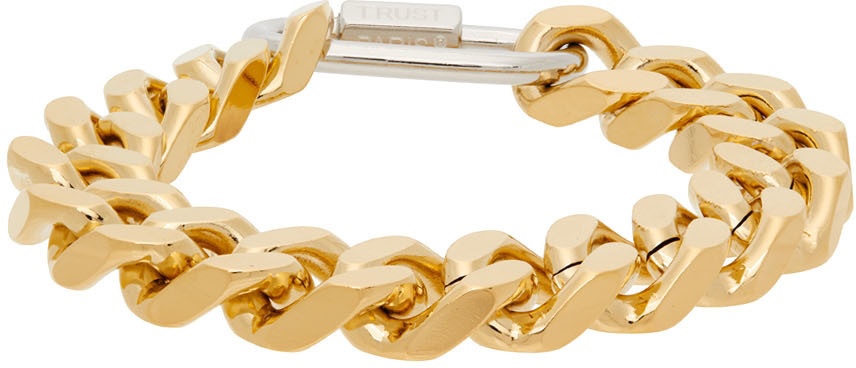 Photo: IN GOLD WE TRUST PARIS Gold Extra Bold Curb Bracelet