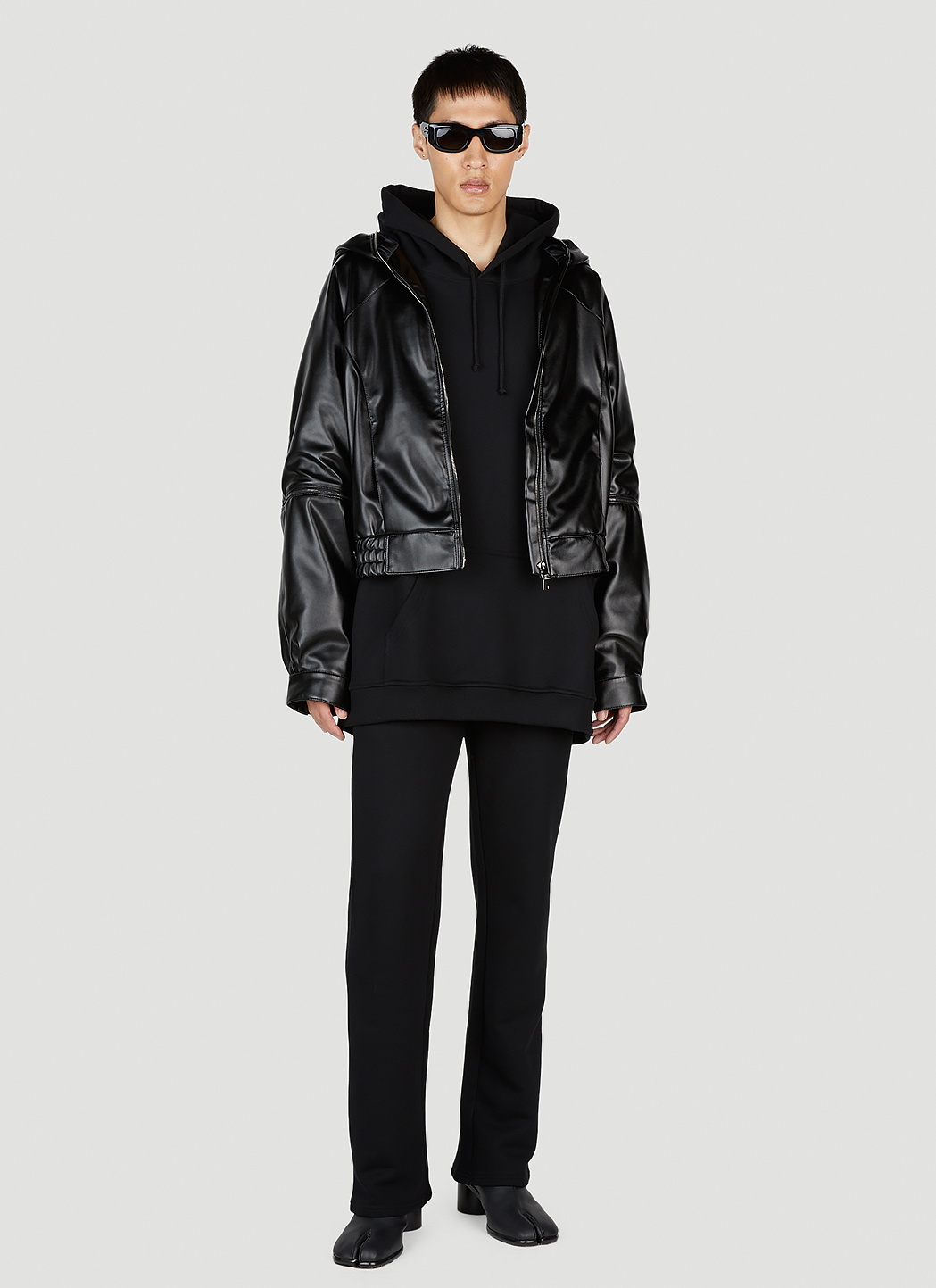 Mowalola Faux Leather Jacket