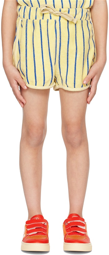 Photo: Bonmot Organic Kids Yellow Striped Shorts