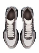 ALEXANDER MCQUEEN - Sprint Runner Fabric & Leather Sneakers