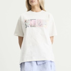 Damson Madder Women's Slow Life Crossword Graphic T-Shirt in Off White