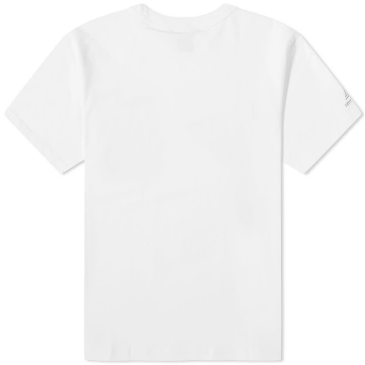 New in T-Shirt New Balance White Rich x Balance Paul