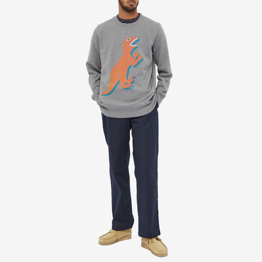 Paul Smith Men's Dino Crew Sweat in Grey Paul Smith