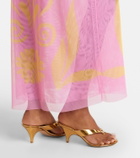 Cala de la Cruz Tania printed maxi dress