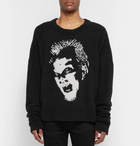 AMIRI - Intarsia Cotton-Bouclé Sweater - Men - Black