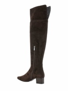 Carel brigitte Brown Ankle Boots With Side Zip Closure In Suede Woman