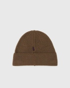 Pas Normal Studios Off-Race Merino Knit Beanie Brown Mens Beany