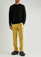 Moncler Genius 8 Moncler Palm Angels Satin-jersey Track Pants, Yellow