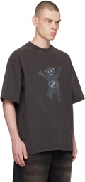 We11done Black Teddy T-Shirt