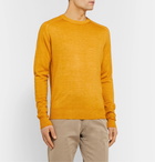 Etro - Slim-Fit Wool Sweater - Yellow