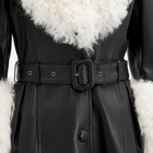 Saks Potts Women's Foxy Coat in Black/Cloud
