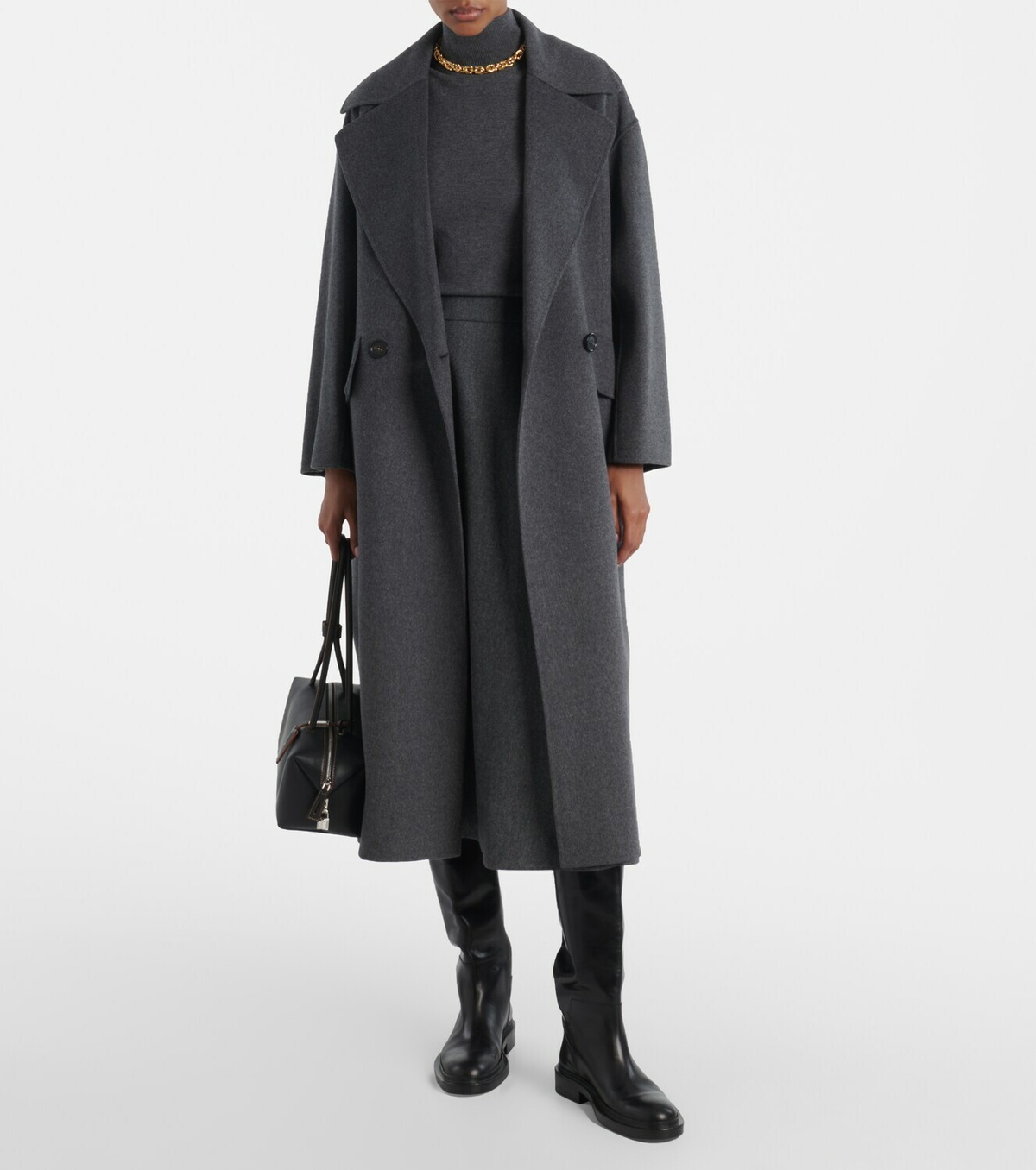 'S Max Mara Belted virgin wool coat