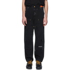 Heron Preston Black Carhartt Edition Crystal Trousers