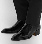 TOM FORD - Webster Patent-Leather Chelsea Boots - Men - Black