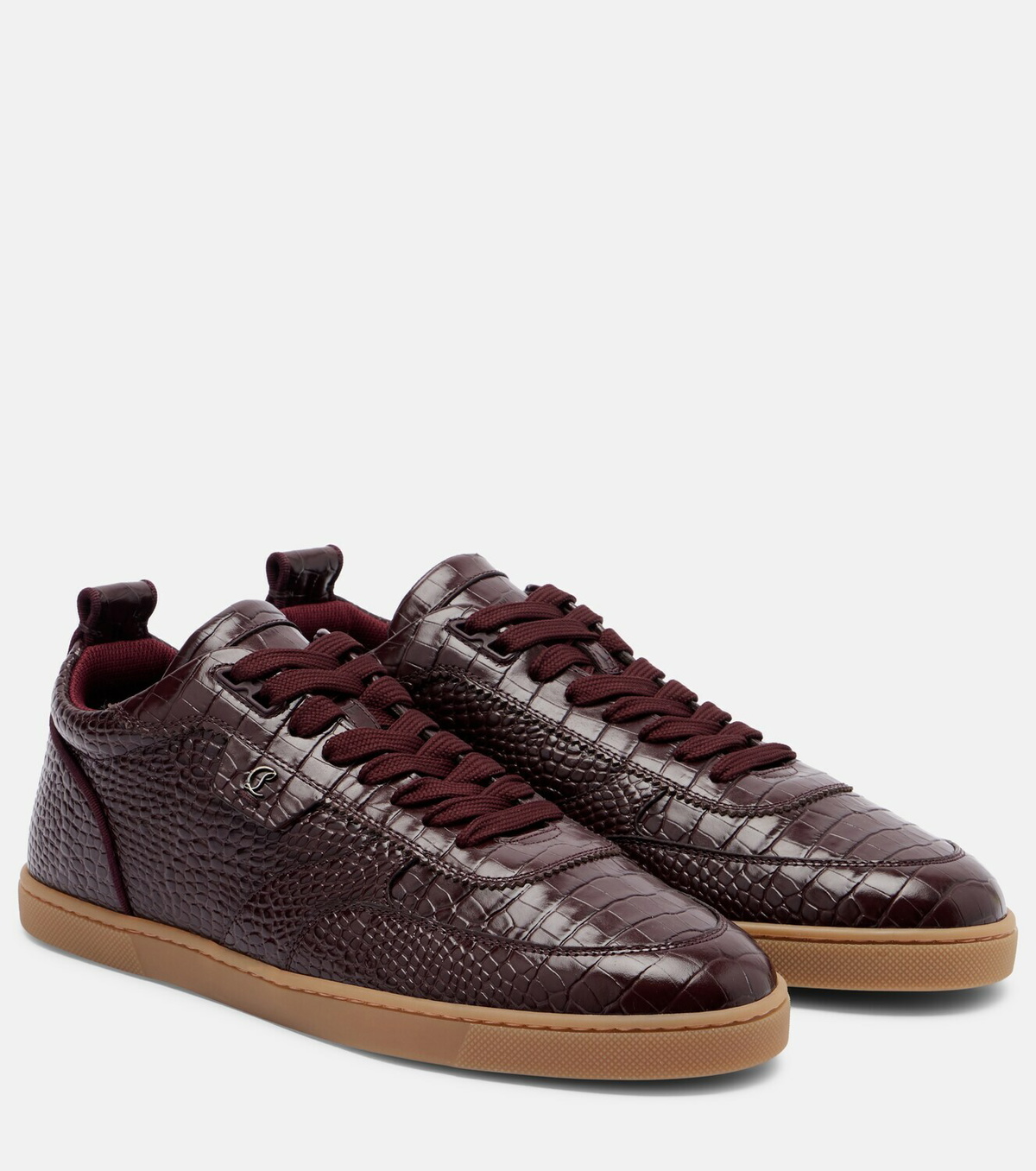 Christian Louboutin Tutti Rui croc-effect leather sneakers