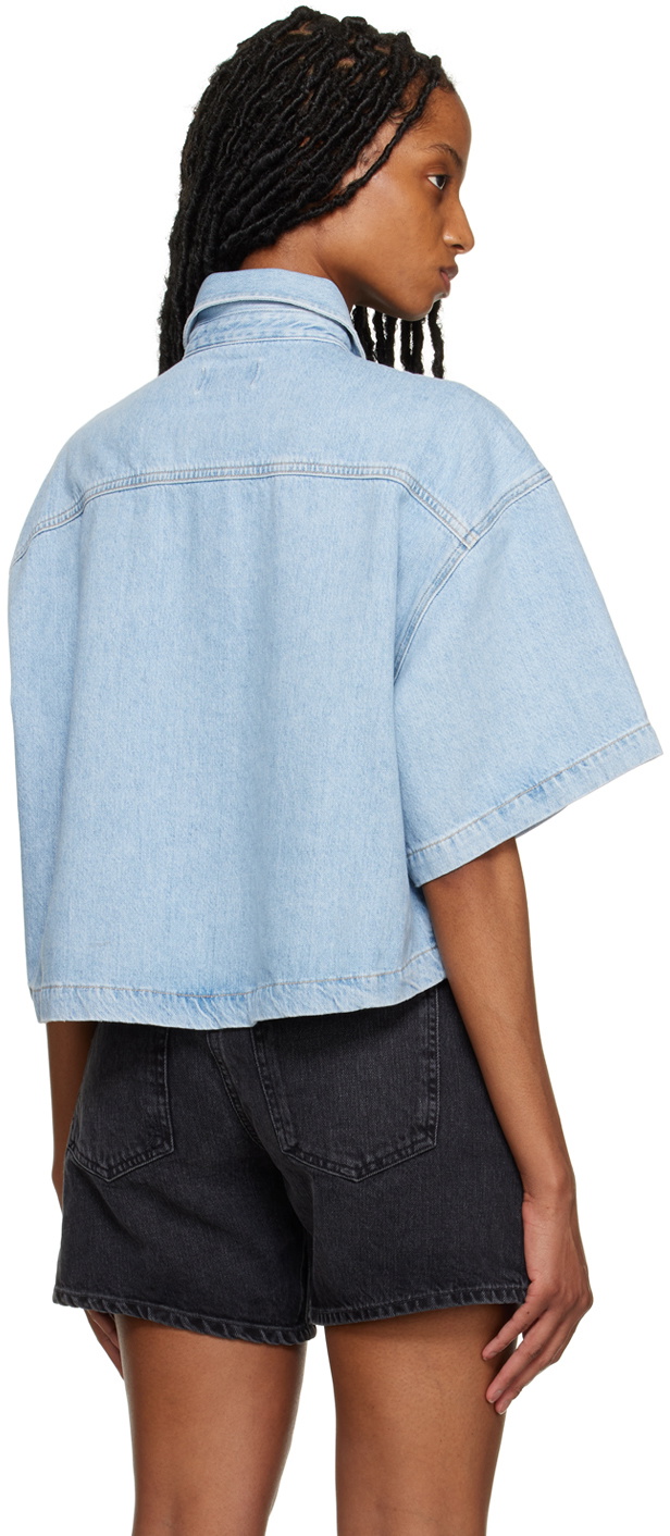 AGOLDE Blue Rona Box Denim Shirt