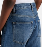 Frame Bubble Crop barrel-leg jeans
