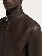 Ferragamo Mens Nappa leather blouson in Beige