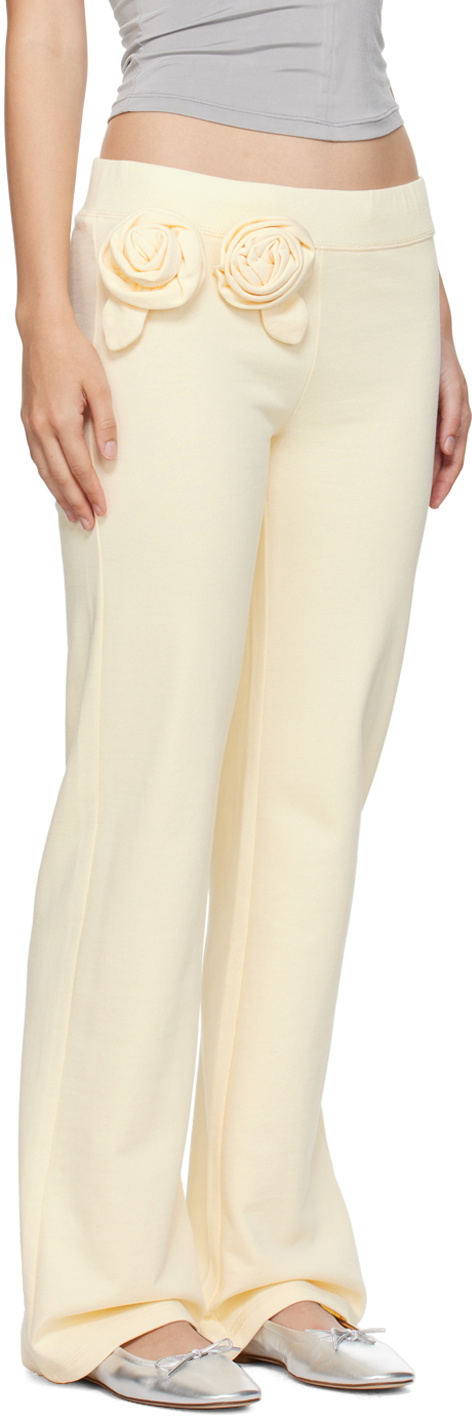 Sandy Liang Yellow Hilton Sweatpants