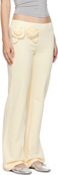 Sandy Liang Yellow Hilton Sweatpants