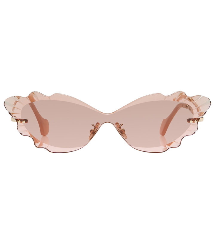 Photo: Aquazzura Palm Beach cat-eye sunglasses