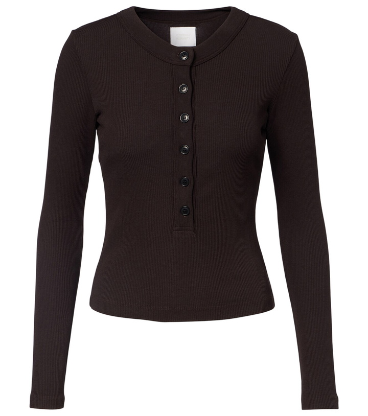Photo: Citizens of Humanity Ribbed-knit jersey top