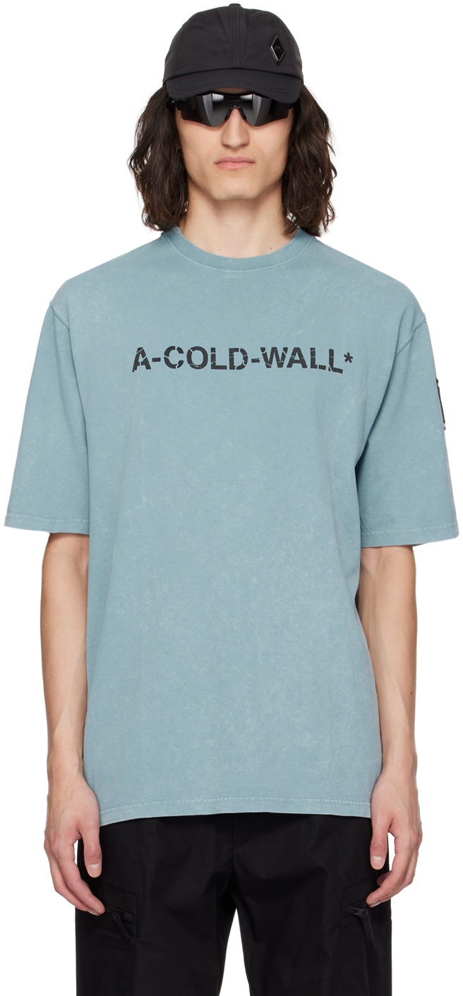 Photo: A-COLD-WALL* Blue Overdye T-Shirt