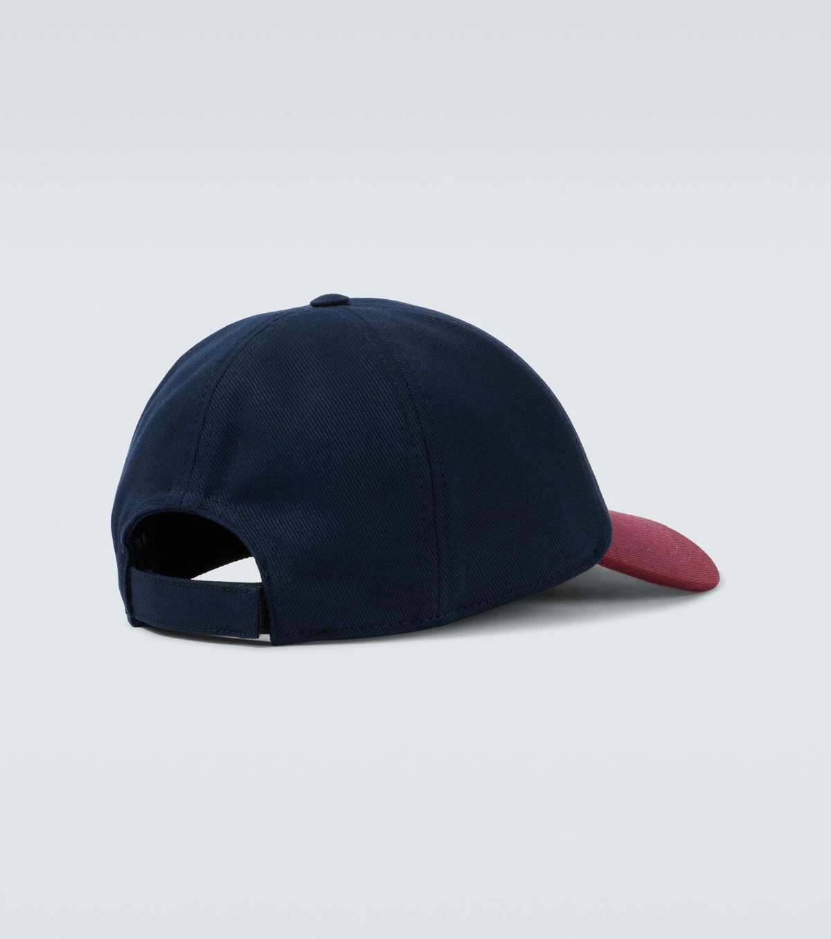 Miu Miu Logo cotton drill baseball cap