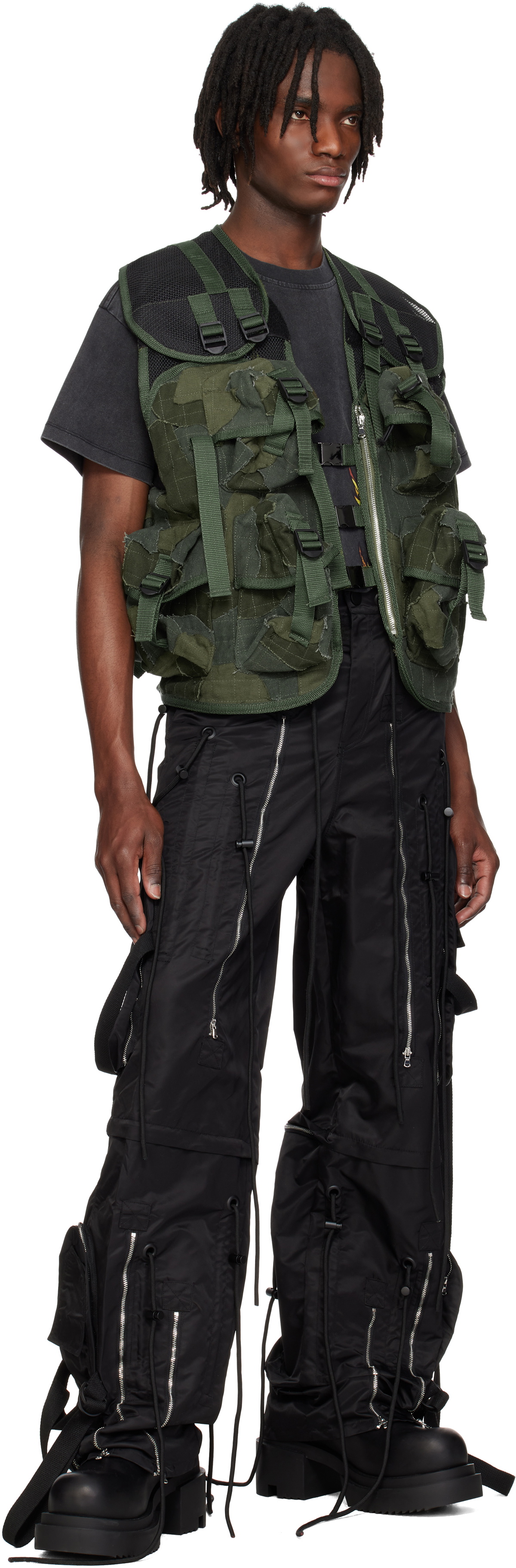 Who Decides War Green Milly Cargo Vest