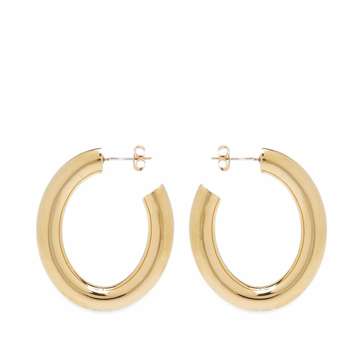 Laura Lombardi Women's Mini Curve Earrings in Gold Laura Lombardi