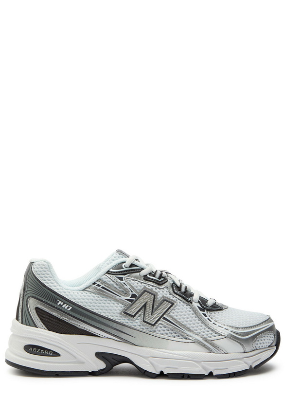 Photo: New Balance 740 Panelled Mesh Sneakers White