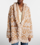Alanui Send Beat wool-blend cardigan