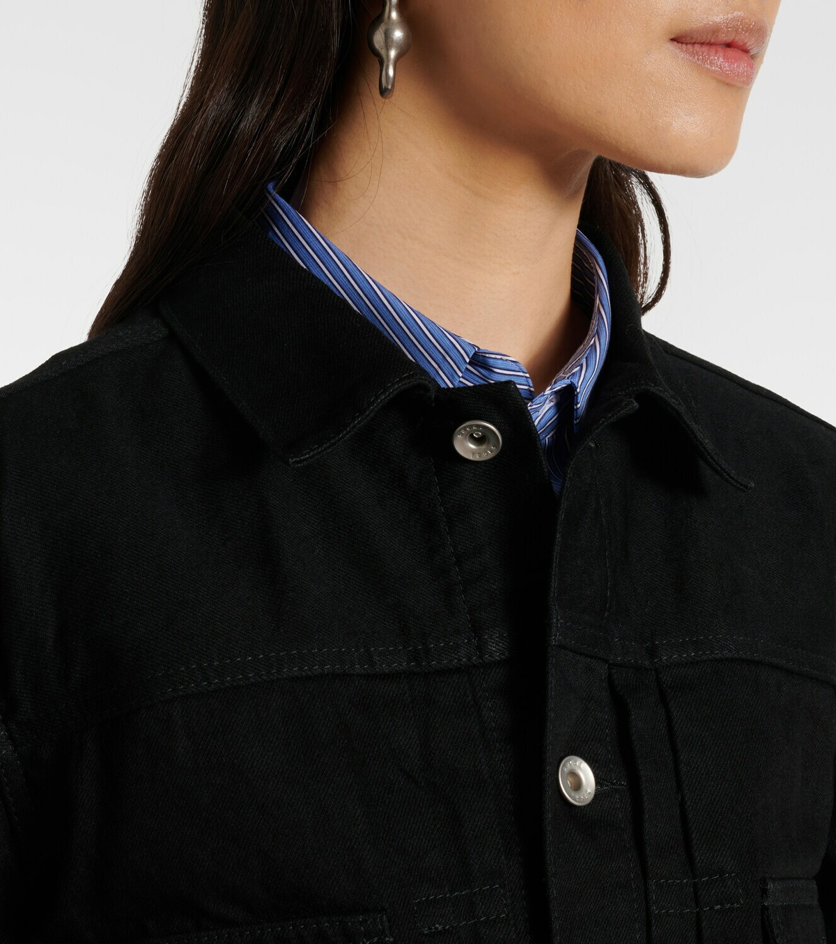 Sacai Layered denim jacket