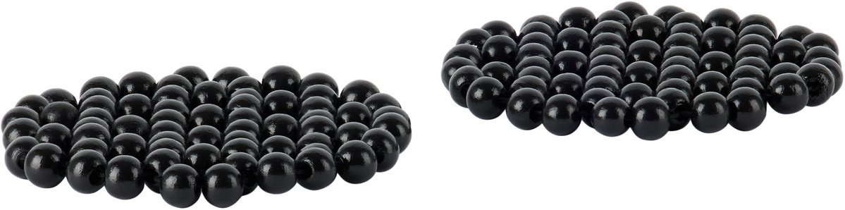 Pien Studios Black Larco Coaster Set