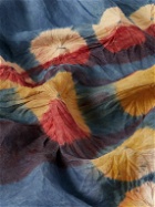11.11/eleven eleven - Bandhani-Dyed Screen-Printed Silk Scarf