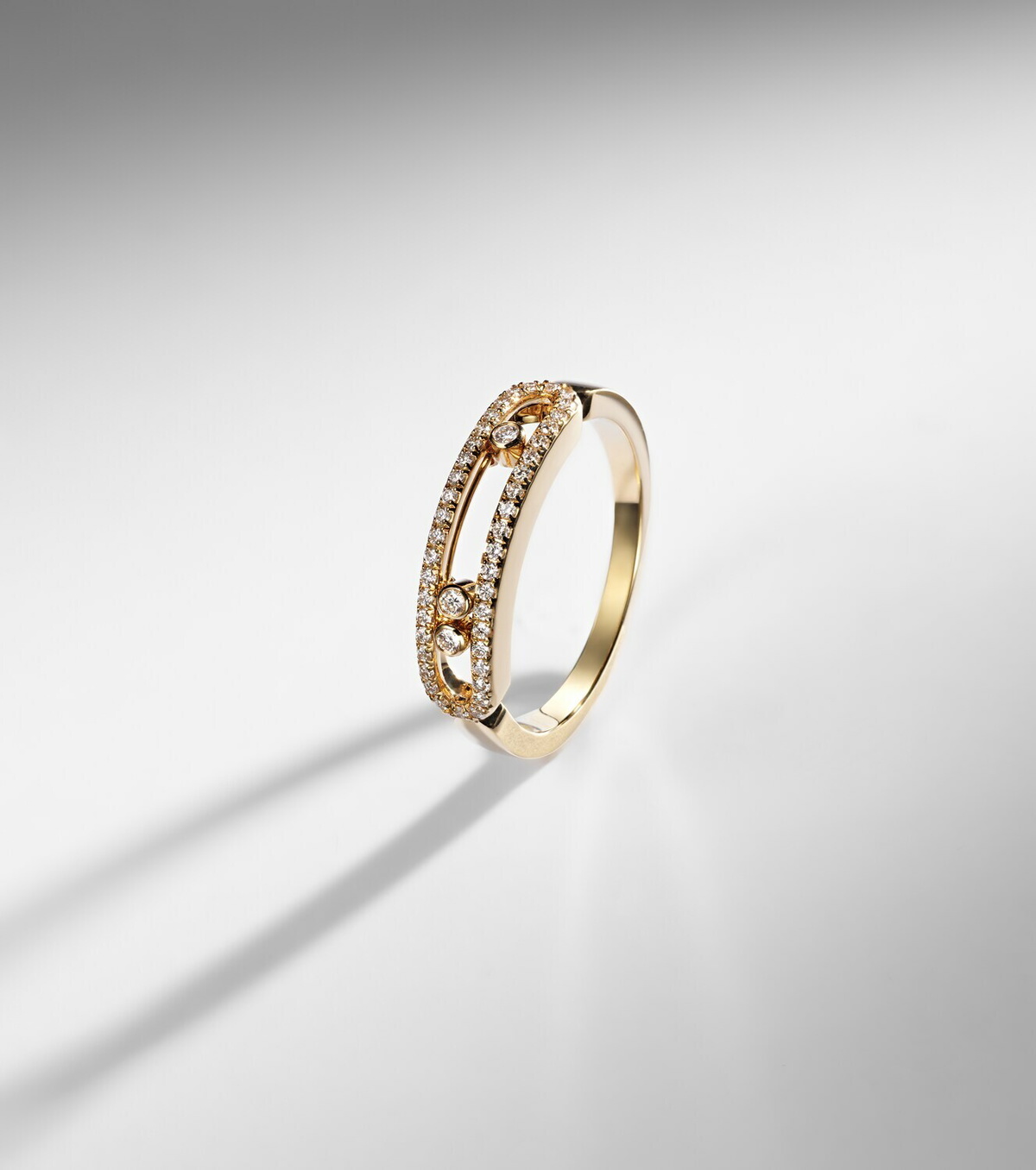 Messika Baby Move 18kt gold ring with diamonds